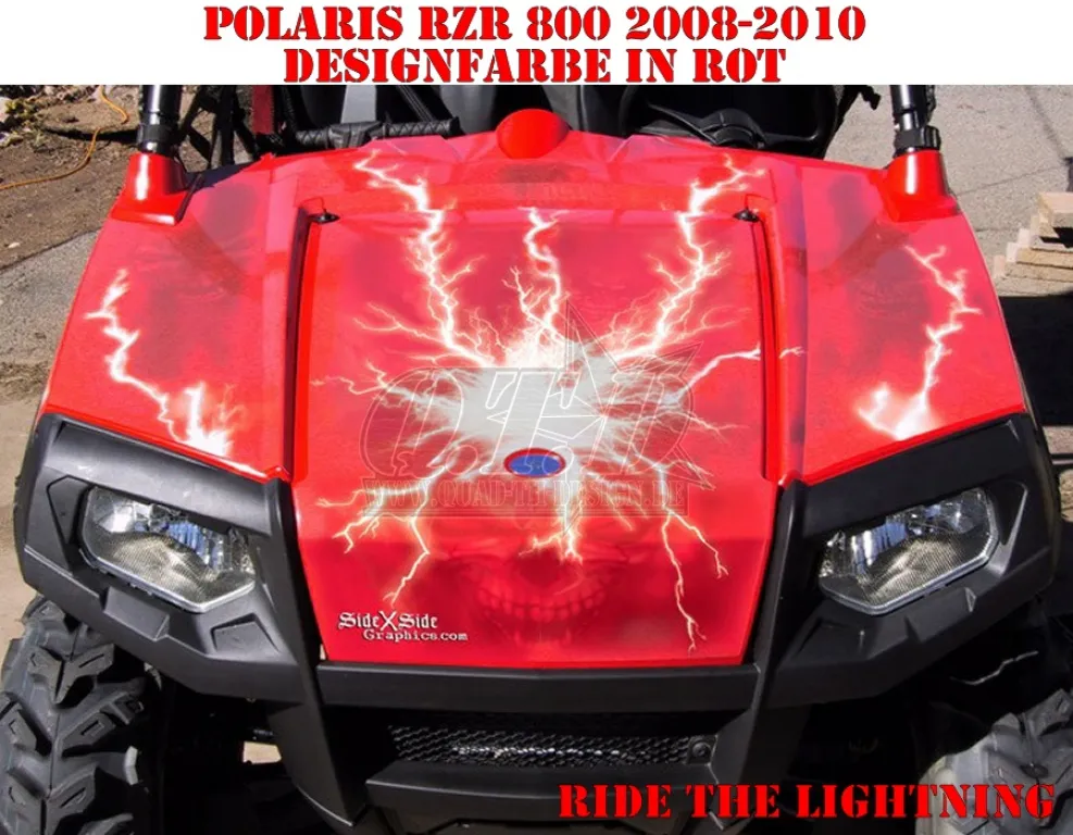 Ride the Lightning Rot für Polaris RZR 800/800 S - 2006-2010